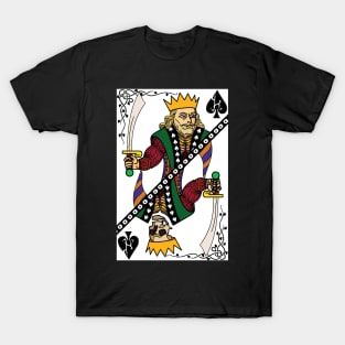 King Of Spades Black Mask T-Shirt